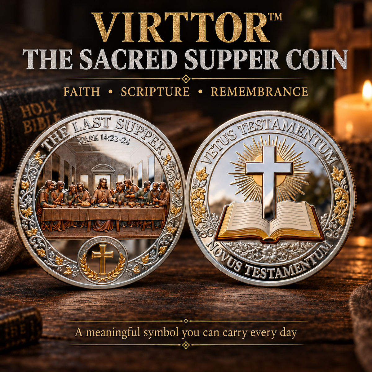 Virttor™ The Sacred Supper Coin